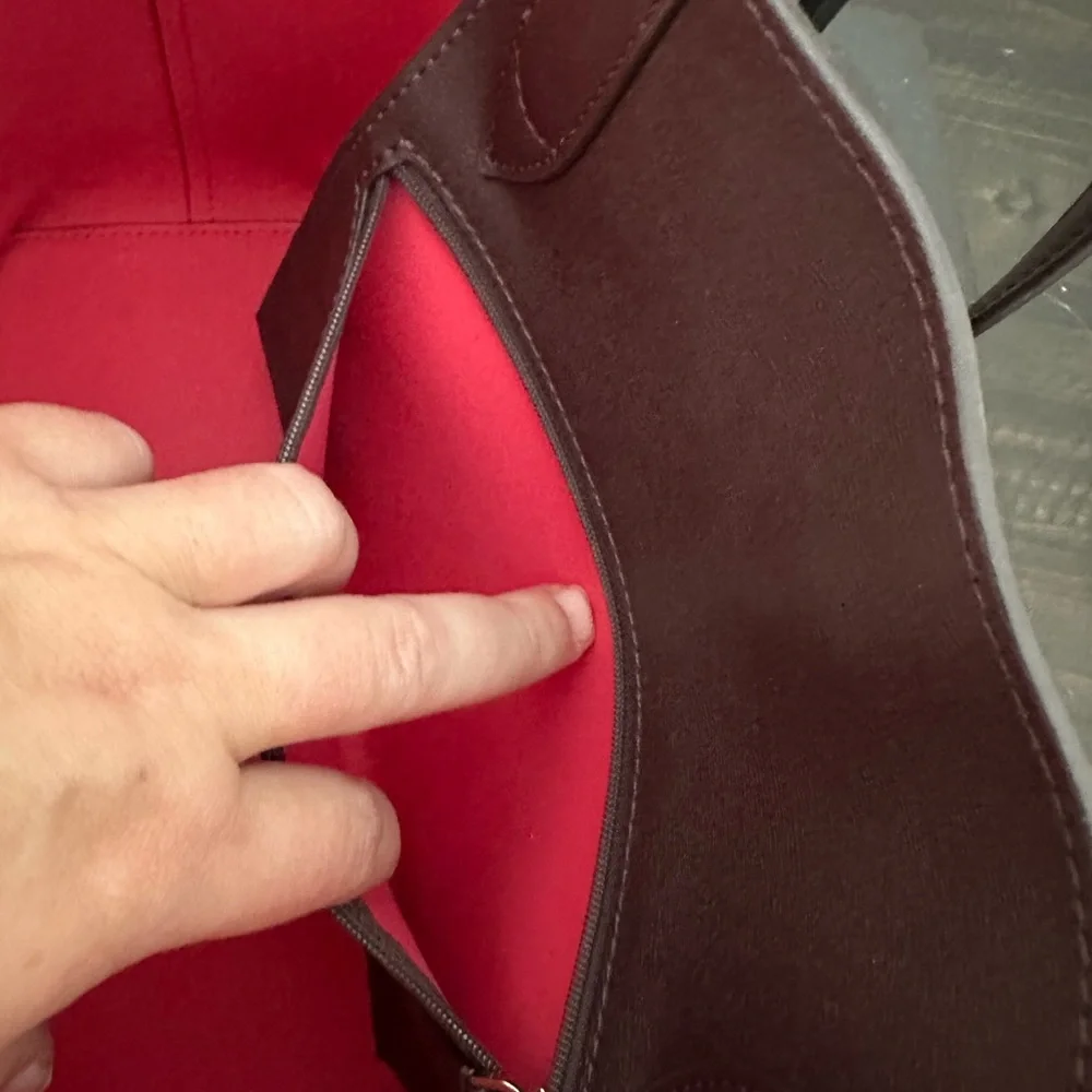 Kate Spade Mauve Tote with Clover Accent - Picture 7 of 7
